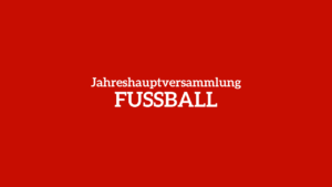 Veranstaltung JHV Fußball